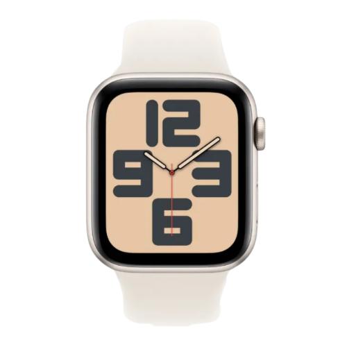 Apple Watch SE (Gen 2) 40mm GPS Starlight Aluminium Case with Starlight Sport Band S/M
